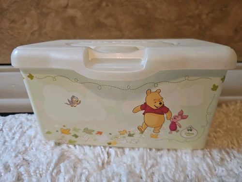 Huggies Winnie the Pooh Baby Empty Pop Up Wipes Tub Disney Baby Refillable Case