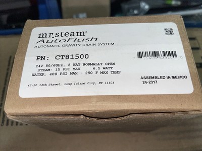 Mr Steam CT81500 - Auto-Flush Steam Showers