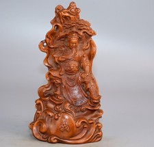 Exquisite Boxwood Guan Gong Ornament