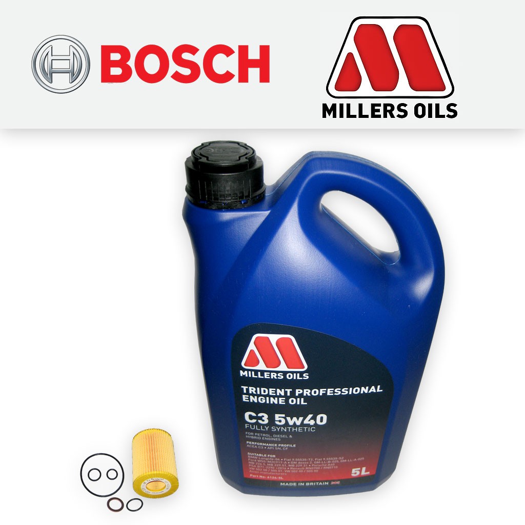 SERVICE KIT for OPEL VAUXHALL ASTRA H MK5 1.7 CDTI DTL DTH OIL FILTER +5w40 OIL