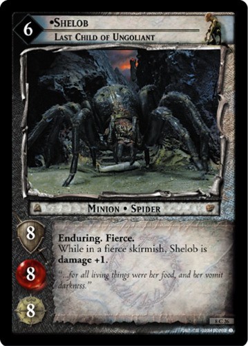 Shelob, Last Child of Ungoliant - Foil Mint/Near Mint LOTR: Siege of Gondor (Foi