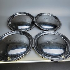 1954 Buick Roadmaster Hubcaps Wheel Covers X4 Oem Vintage Dog Dish Chrome Rim