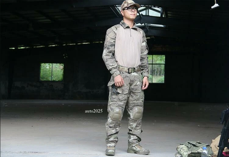 Mens Army Shirt Combat Pants Military SWAT Tactical Training BDU Uniform Outfits - Image 2 of 4
