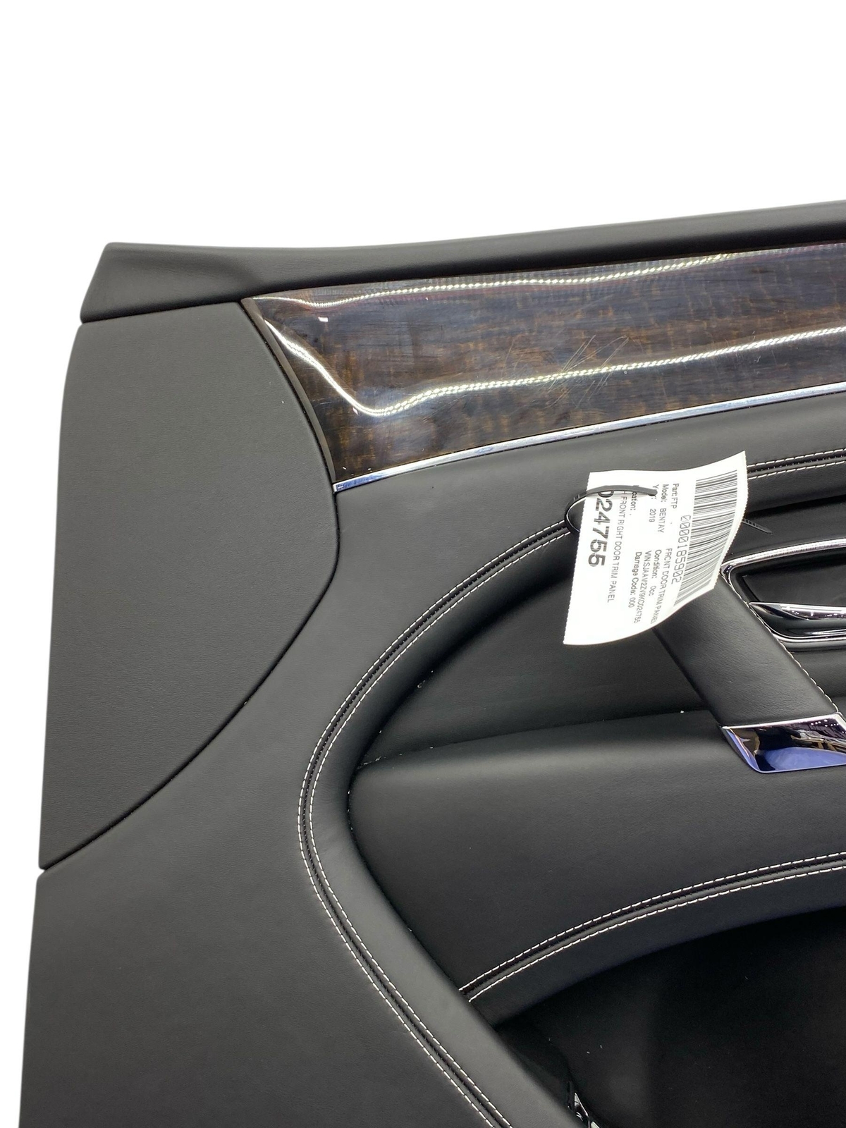 2016-2020 BENTLEY BENTAYGA OEM RH FRONT RIGHT DOOR TRIM PANEL | BELUGA (BB)