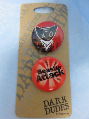 Dark Dudes Buttons - Badge Pack - Versch. Motive möglich