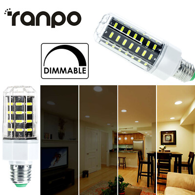 Dimmbare LED Maisbirne E27 E26 B22 E12 E14 22/27/30/36W SMD Lampe Energiesparend