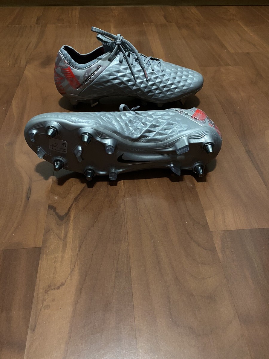 Nike Tiempo Legend 8 Elite SG-Pro Soccer Cleats Grey Mens SZ