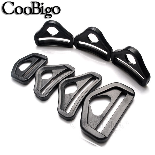 1" 11/2" Plastic D ring Loop Adjust Slider Outdoor Backpack Strap