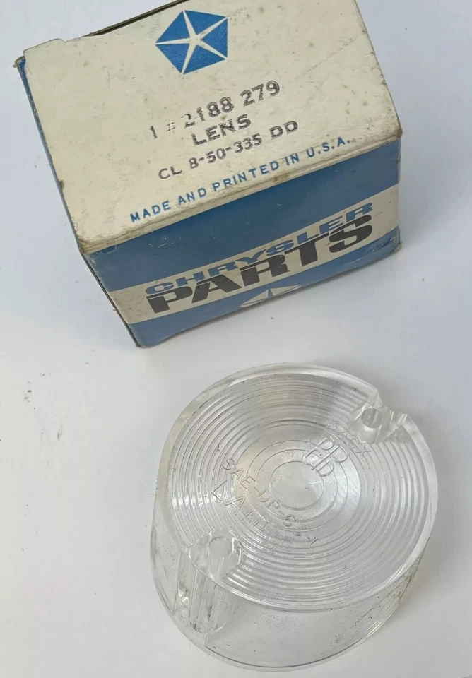 1961-1962 Dodge Lancer Plymouth Valiant парковки лампа объектив 2188279 новый из старых запасов - Изображение 3 из 4
