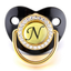 thumbnail 19 - Dummy Pacifier Name Initial Letters Newborn Baby Kids Silicone Orthodontic Gift