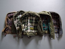 Barbour cappuccio cerato cappuccio bordo Bedale Gamefair ecc A106 A127 A128 A411 vintage