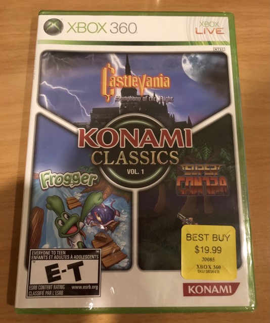 Konami Classics Vol 1 Microsoft Xbox 360 2009 For Sale Online Ebay