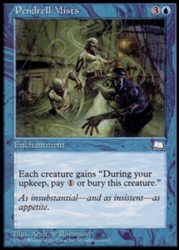 MTG magic cards 1x Pendrell Mists Weatherlight Moderate Play, English
