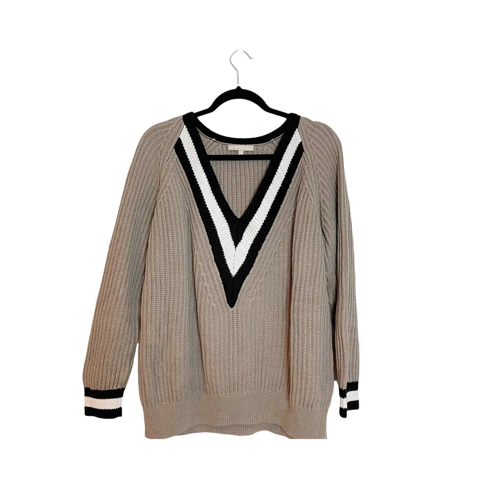 Joan Vass Women's Varsity Striped Cable 