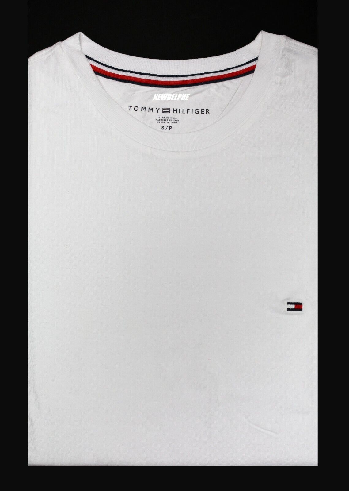 NWT TOMMY HILFIGER Men SS Crew Neck Flag Logo Classic Fit T-Shirt Tee  Cotton100% | eBay