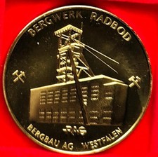 Bergbau Medaille Bergwerk Radbod, Bergkapelle 1986