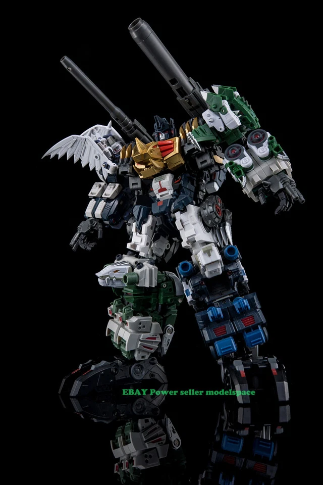 Transform Toy Fansproject Saurus Ryu-OH Dinokings Combiner 2021 Ver Juego de 6 Foto 2 de 4