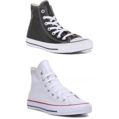 Converse 132169 Ct As High Top Leather Unisex Trainer In White Size UK  12 UK