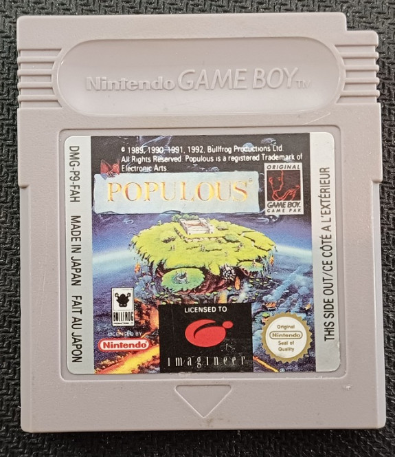 Populous Nintendo Game Boy FAH - LOOSE