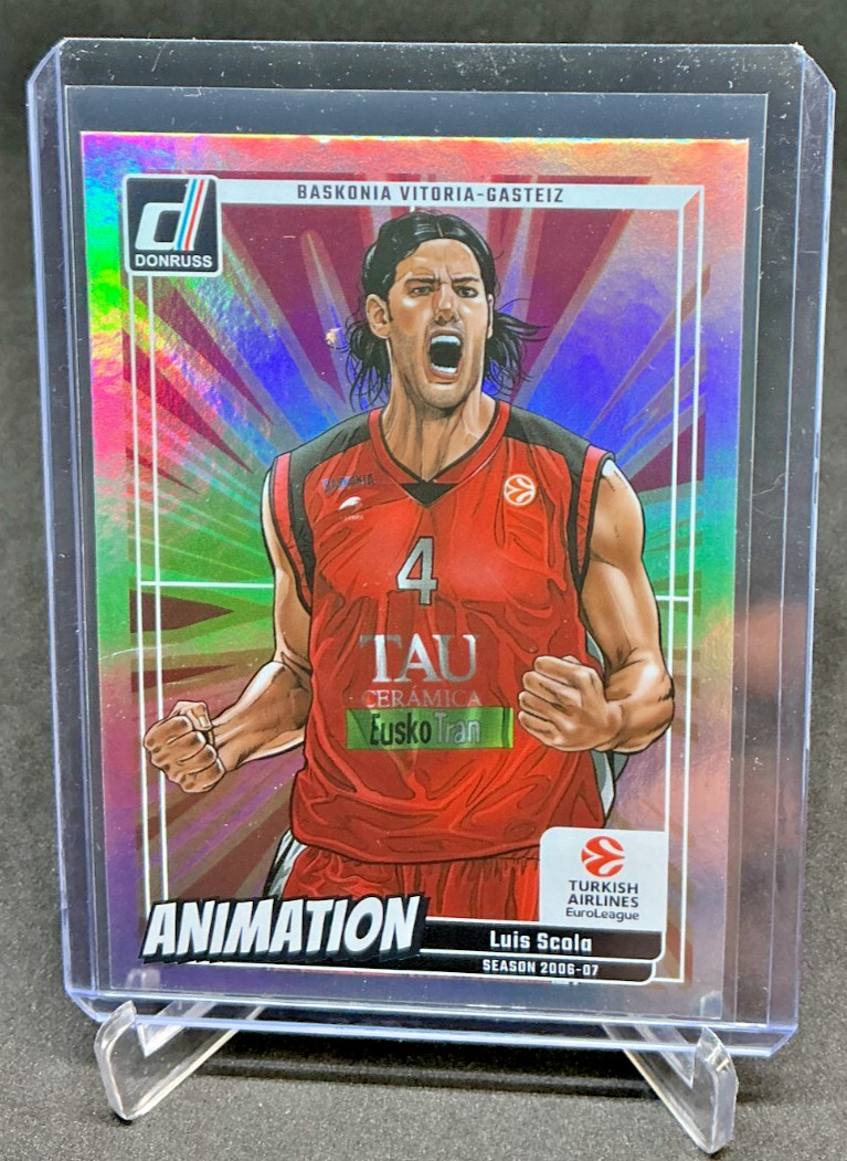2024/25 Donruss Basketball Euroleague Animation LUIS SCOLA Case Hit SSP #5