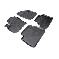 3D Gummi FußMatten Passend FüR Ford C-Max | Typ DM2 | BJ 2003-2010 | Passgenau