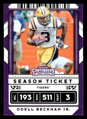 2020 Panini Contenders Draft Picks #78 Odell Beckham Jr.