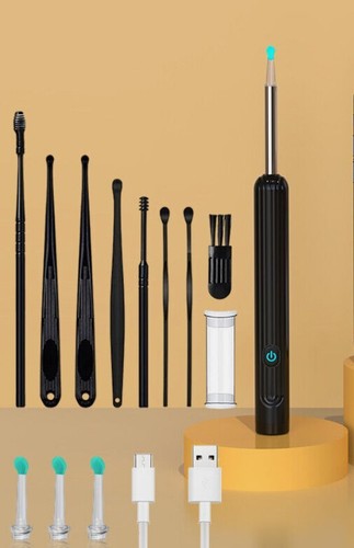 Wireless Ear Wax Remover, Camera HD Ear Endoscope Spoon Pick Cleaning Tools Kit - Picture 14 of 17