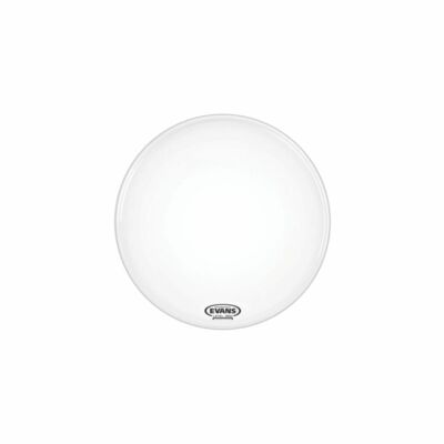 Evans 22'' EQ3 Coated White Bass Drum Resofell without Hole