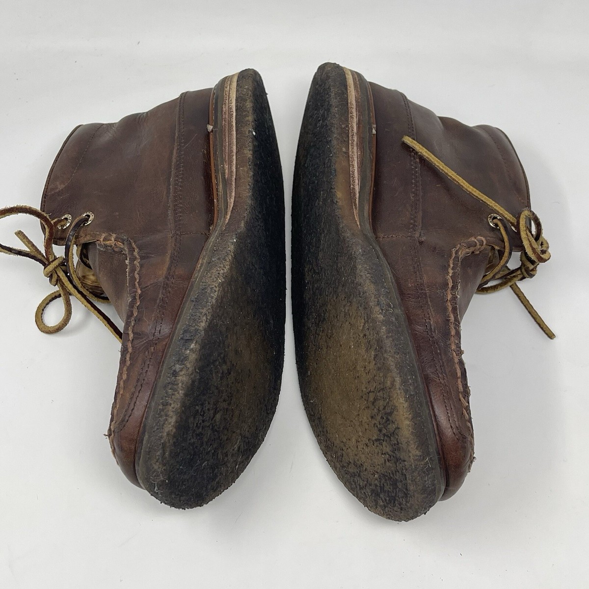 Sperry Gold Cup Chukka Boots Mens 8.5 M Brown Leather Crepe  display picture 2