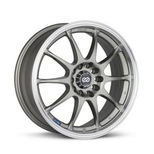 17x7 38 Enkei J10 5x1005x114.3 Silver Paint Wheels Set Of 4