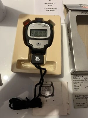 Tag Heuer Stop Watch Microsplit 1035 - Image 1 of 4