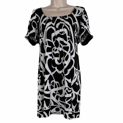 beige by eci dress Floral Print Dress Beige By Eci Multicolor Short Sleeve Stretch Midi NWT