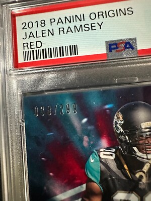 2018 Panini Origins #61 Jalen Ramsey - RED /299 - PSA 7 | eBay