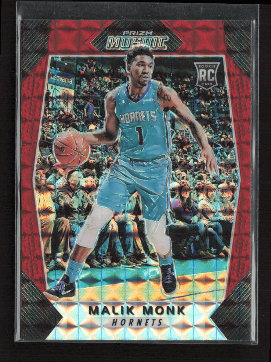 2017 Mosaic Prizm #36 Malik Monk Prizm Red Excellent