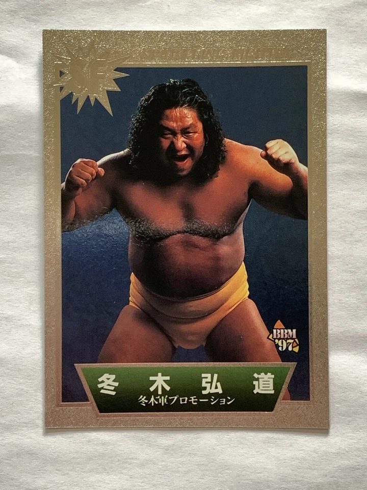 Kodo Fuyuki SF 109 Pro-Wrestling BBM 1997 Fight magazine rare card Japan F/S - Image 2 of 4