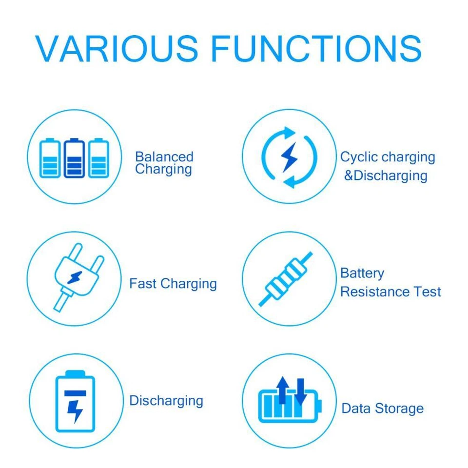 C150 T240 RC Akku Ladegerät Balance Ladegerät für LiPo LiHV LiFe Lilon NiCd PB - Bild 3 von 4