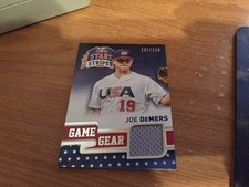 2015 Panini USA Stars and Stripes Game Gear Joe Demers #47 102/299 Jersey Card