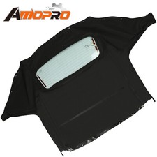 1990-05 For Mazda Miata Convertible Soft Top Plastic Window Rain Rail Black