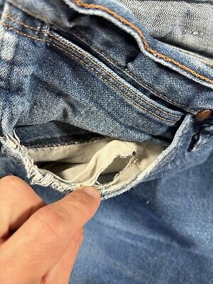 VINTAGE Wrangler Jeans Mens 36x35 Blue 13MWZ Straight Leg VINTAGE Wrangler Jeans Mens 36x35 Blue 13MWZ Straight Leg