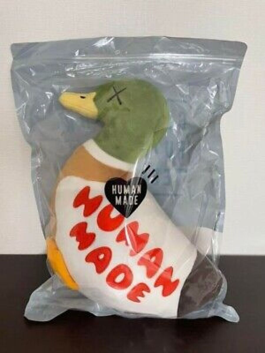 Human Made X Kaws Duck plush Doll Color: Green Limited New | eBay