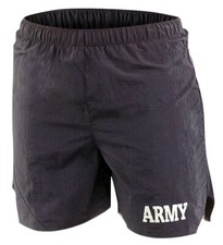USGI US Army Black Physical Fitness Uniform PFU PT Shorts Trunks All Sizes