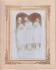 ANTICA FOTO 4 BIMBE ALLA LORO 1a COMUNIONE