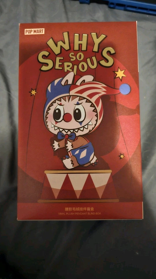 Colgante Muñeca Vinilo POPMART Hacipupu POR QUÉ TAN SERIO - Guasón de Sombras Sin Abrir Foto 2 de 4