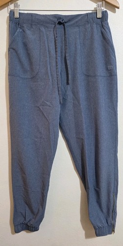 Albion Women's Sz S Destination Joggers Blue Gray Lightweight Yoga Gym Lounge
