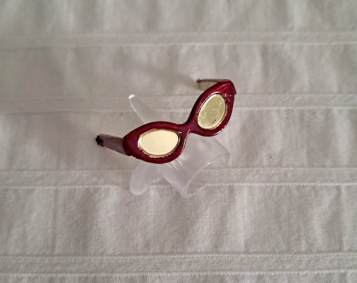 Occhiali In Miniatura Per Bambole, Set Da 10 Pezzi, Neri E Dorati, Per Personalizzare Le Tue Bambole Con Stile