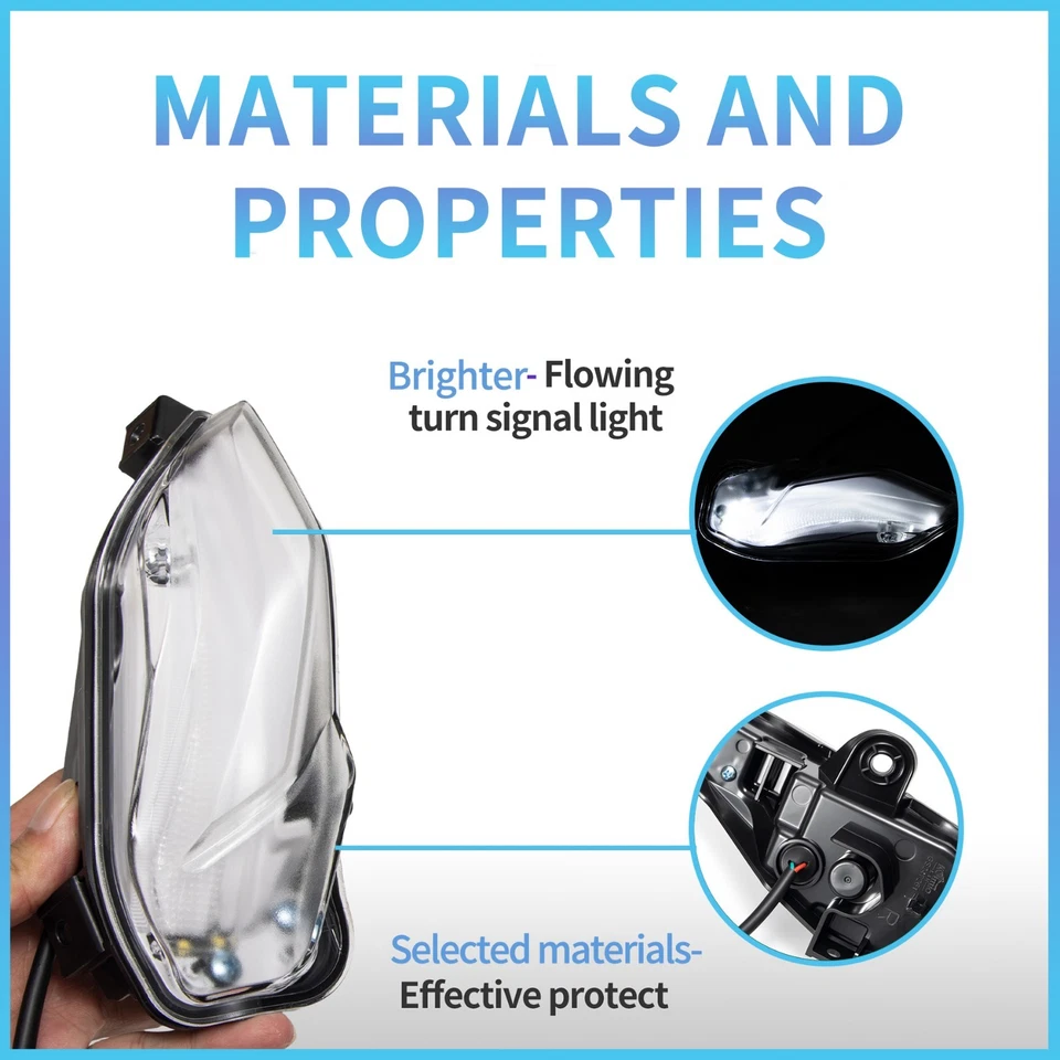 Headlight LED Fog Side Light Running Light Fit For Yamaha MT-07 MT07 2021-2024 - Image 3 of 4