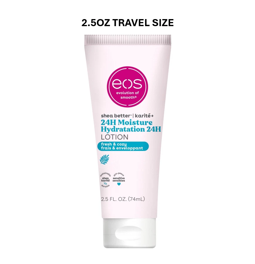 Loción corporal eos Shea Better | Fórmula de karité vegana hidratante hidratante 24H Foto 4 de 4