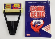 Galoob Game Genie Nintendo Game Cartridge Adapter and Code Book (1990, NES) Used
