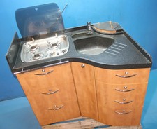 Küchenblock Gaskochfeld Arbeitsplatte Schrank Wohnmobil Carthago Chic i 51