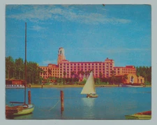 Advertising Card Vinoy Park Hotel St. Petersburg FL Season Opening 1966